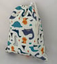 Drawstring Wash Bag, Toiletry Bag, Waterproof lining, Kids Wash bag