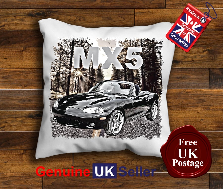 Mazda MX5 Cushion Cover, Mazda MX5 Cushion, Choose Your Size