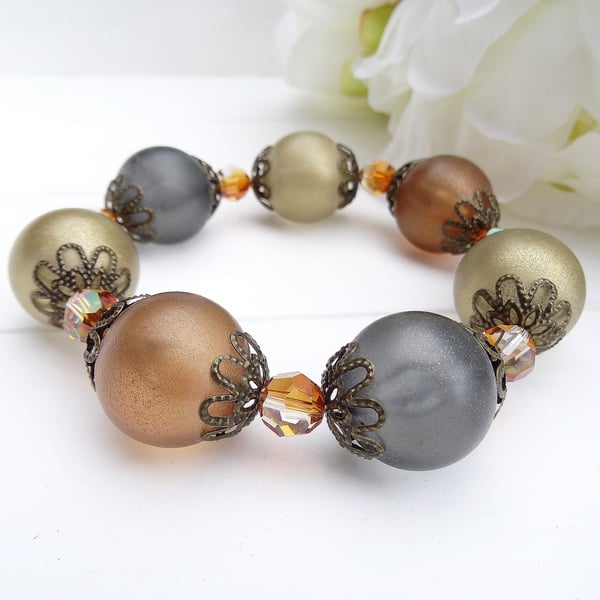 Chunky Vintage Style Bracelet