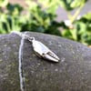 Sterling silver crab claw necklace, silver shell necklace, Cornish necklace 