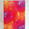Jazzy! - abstract greeting card