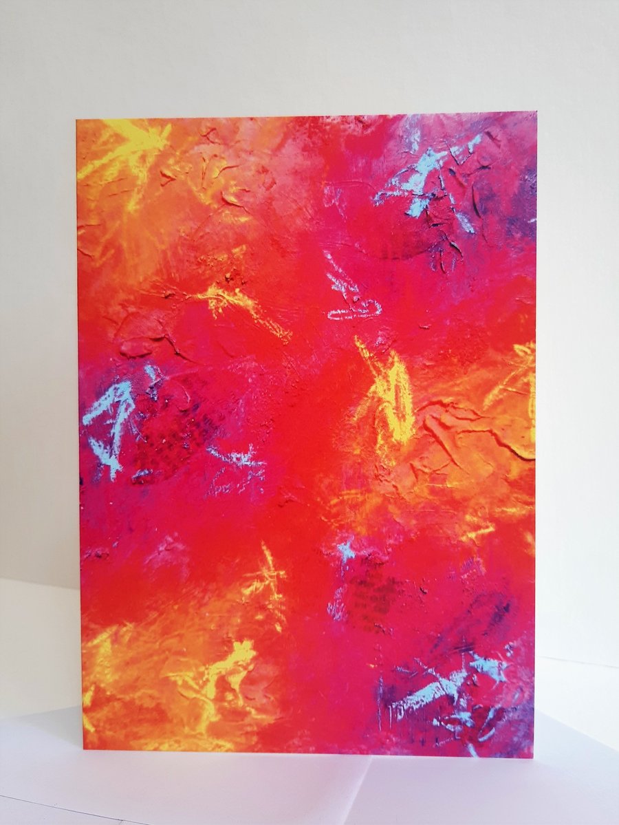Jazzy! - abstract greeting card