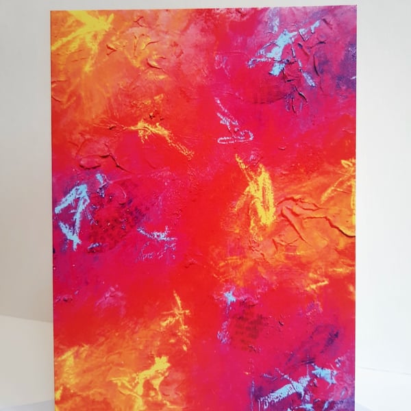 Jazzy! - abstract greeting card