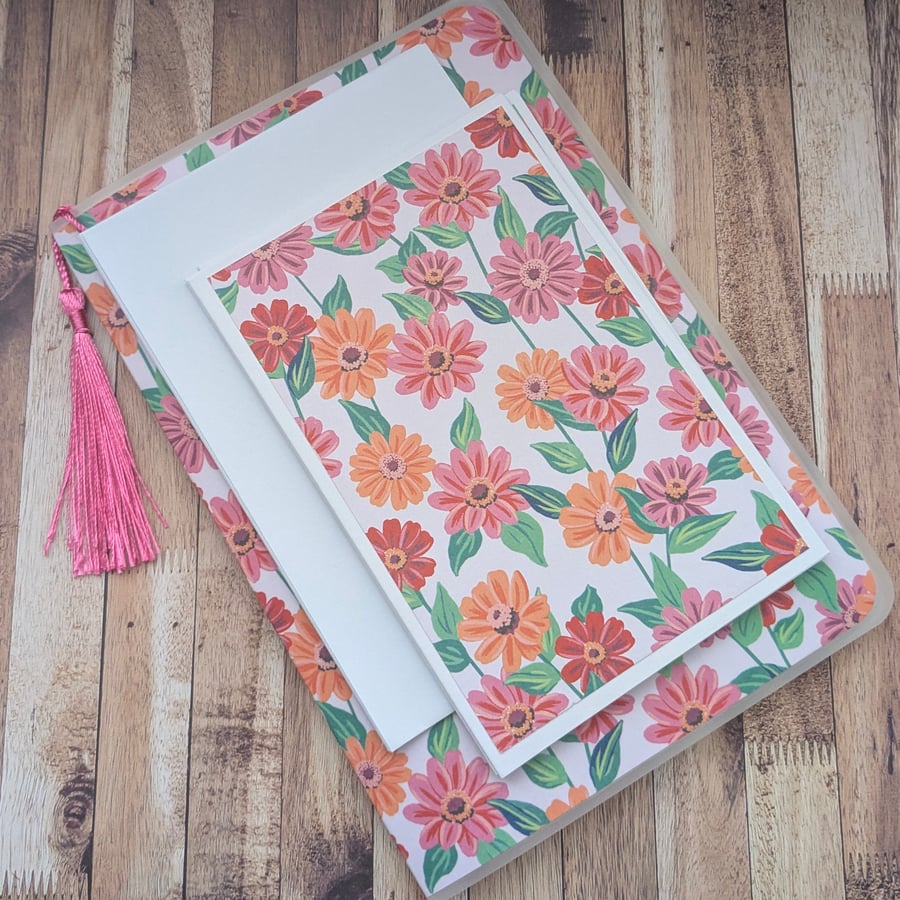 Floral stationery set, gift for her. 