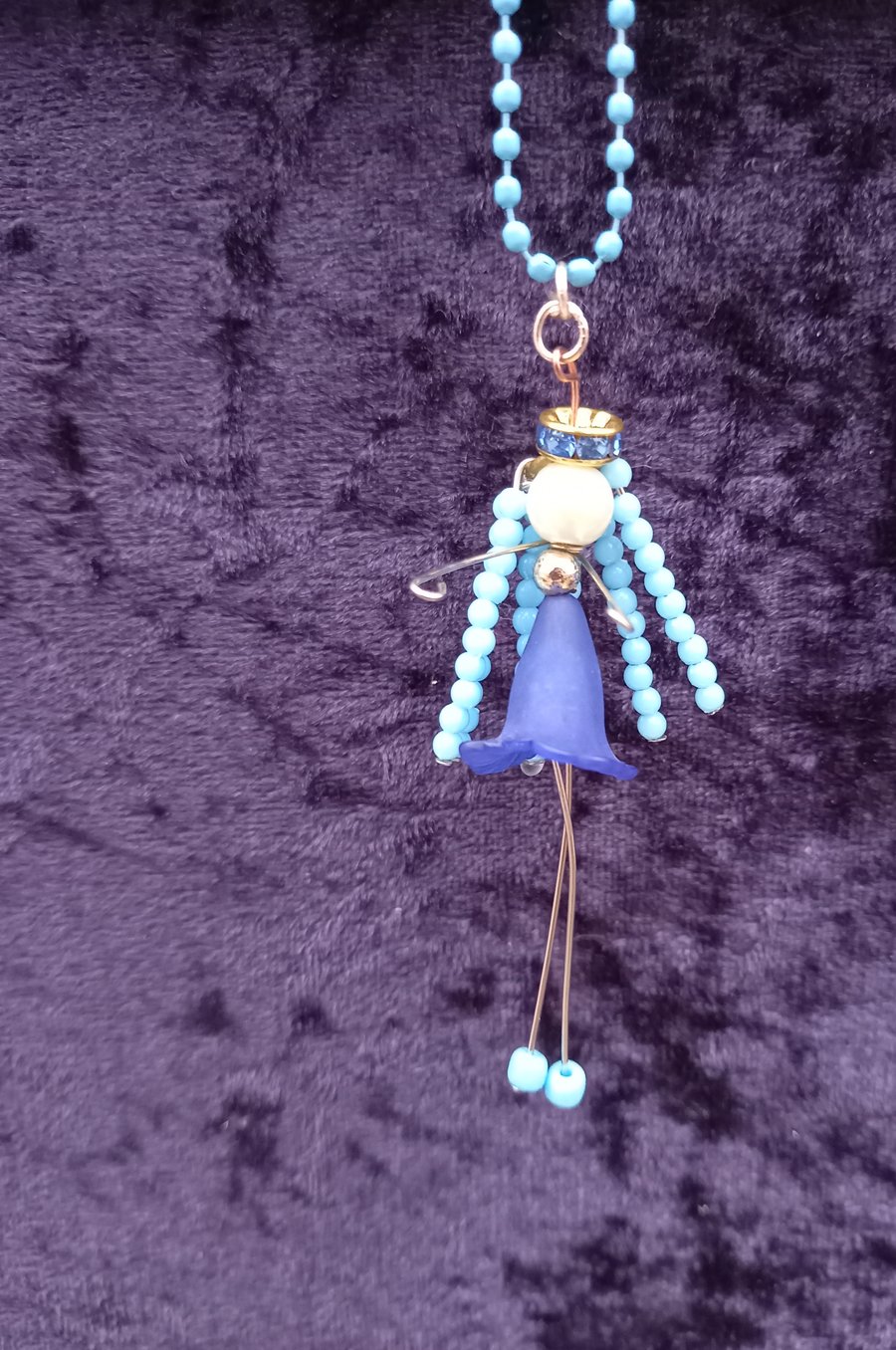 Little lady bag charm