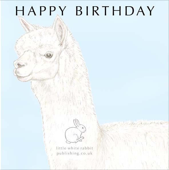 Patrick the Alpaca - Birthday Card