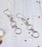 Handmade Sterling Silver Link Earrings - Image 7