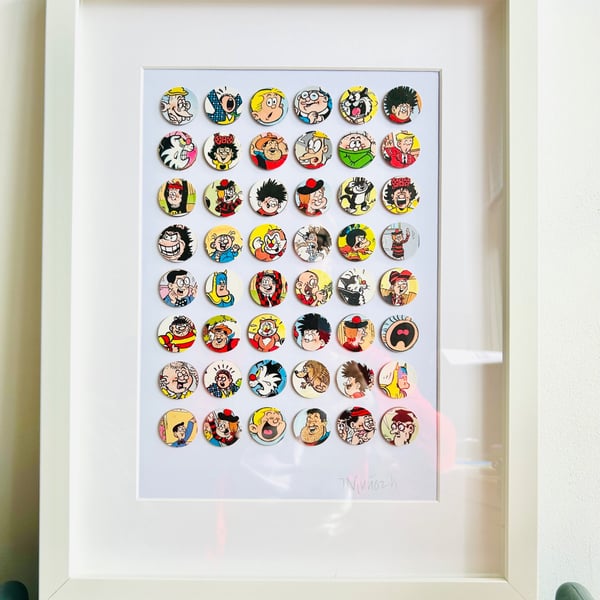 Beano & Dandy Circle Collage