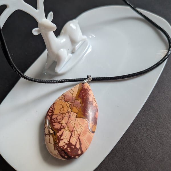 Handcrafted Gemstone Pendant Necklace - Natural Stone Jewellery