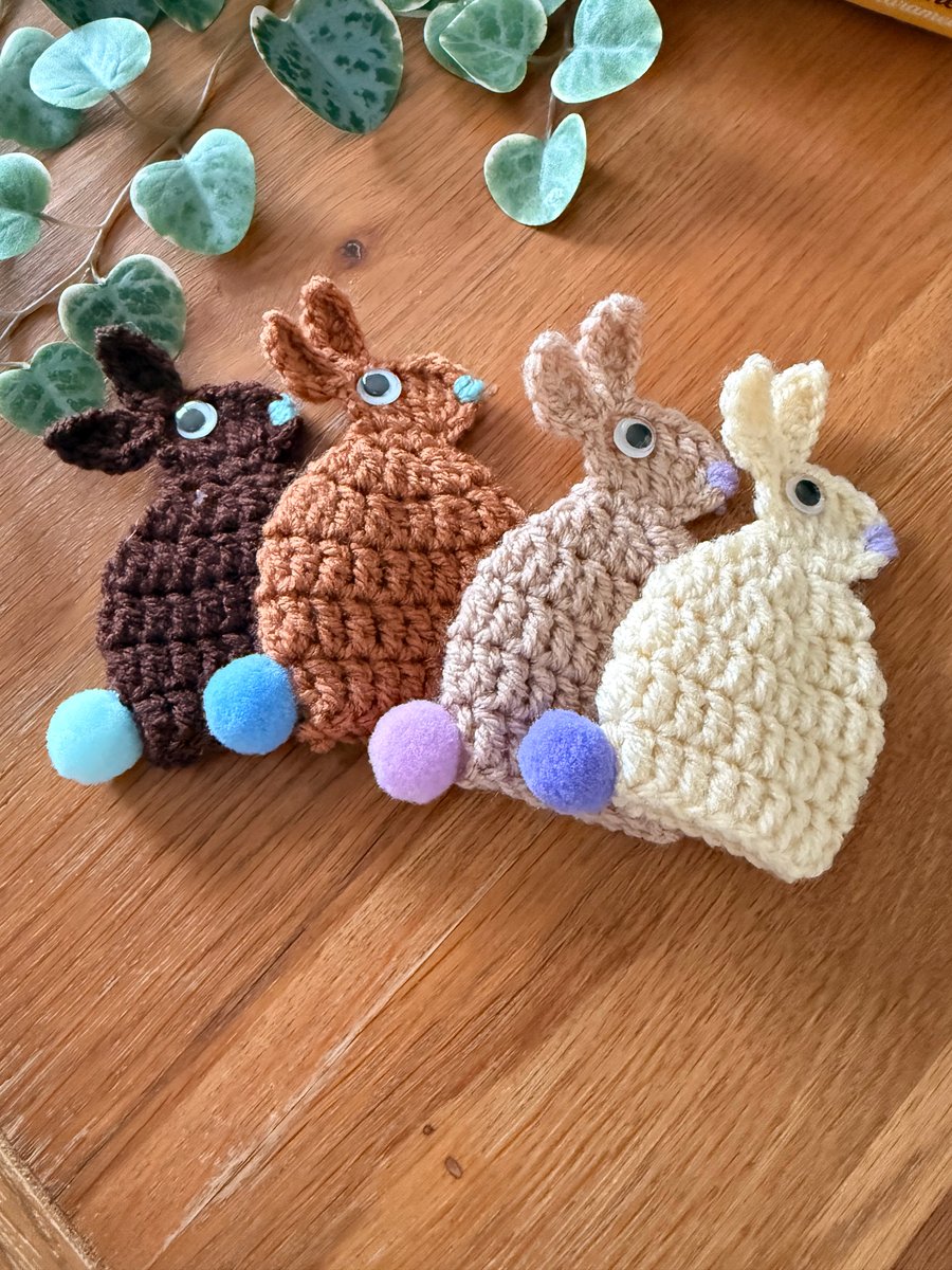 Handmade crochet Easter bunny chocolate egg cover