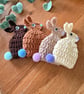Handmade crochet Easter bunny chocolate egg cover