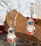 Fine Silver Drop Earrings with Cubic Zirconia  - Image 1