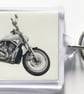 Harley Davidson VRSC VROD - Keyring with 50x35mm Insert  - Image 2