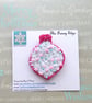 Brooch - Christmas Bauble pin - Image 1
