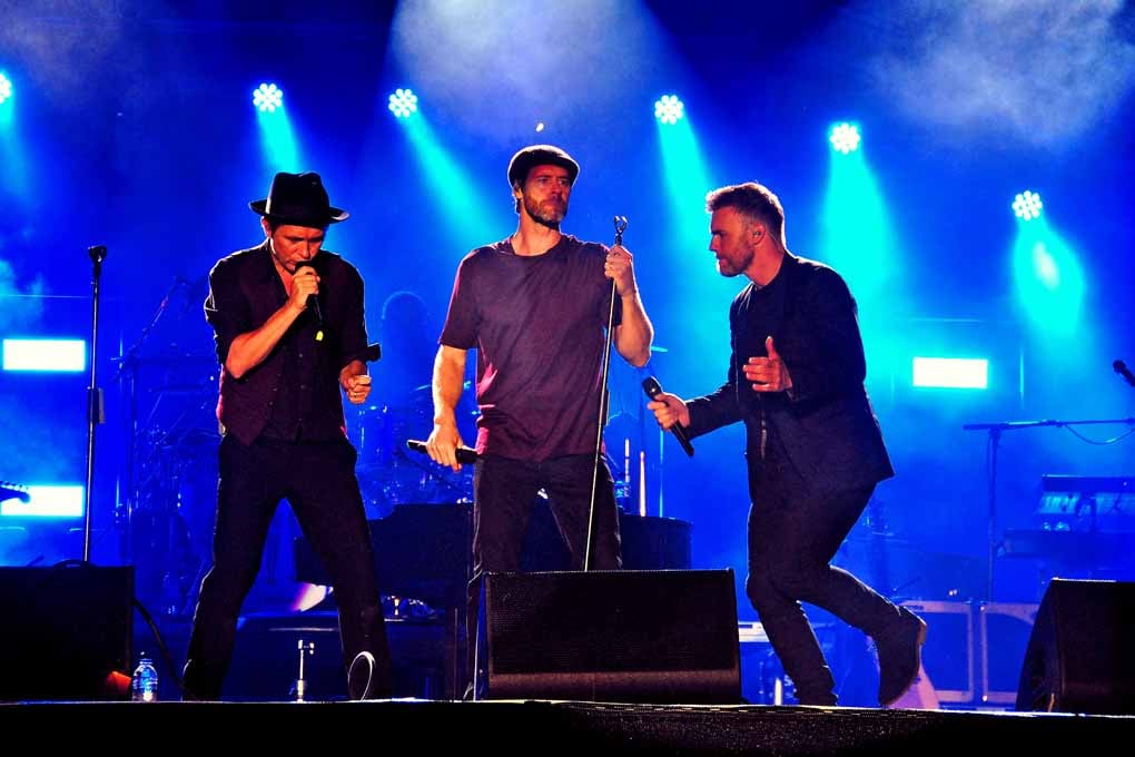 Take That Performing Live In Concert Photograph Print