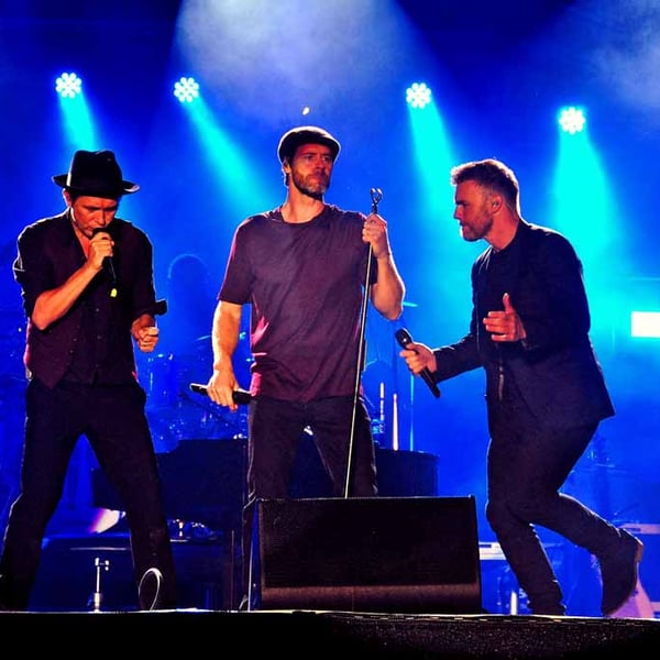 Take That Performing Live In Concert Photograph Print