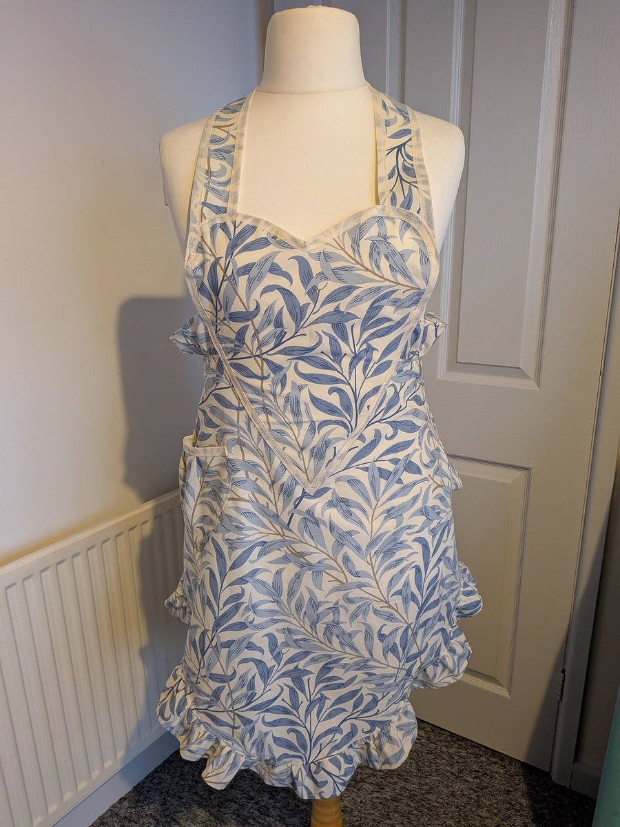 1940's retro style sweetheart apron 