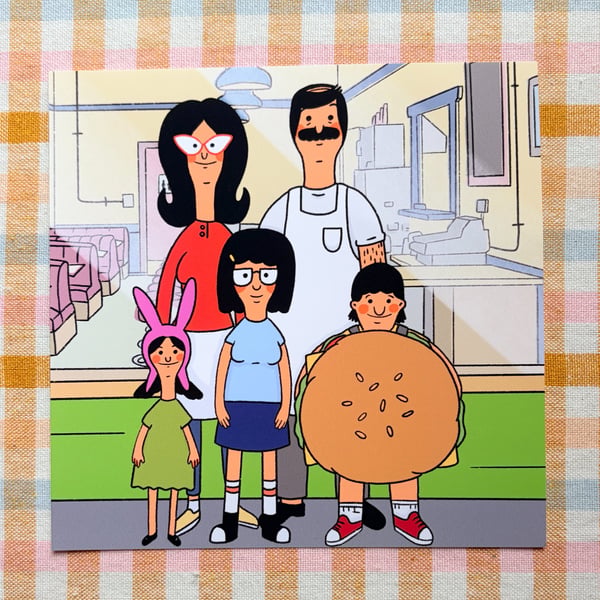 Bobs Burgers Square Print