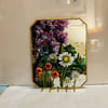 A hand painted mirror by Andrew Jenkins 