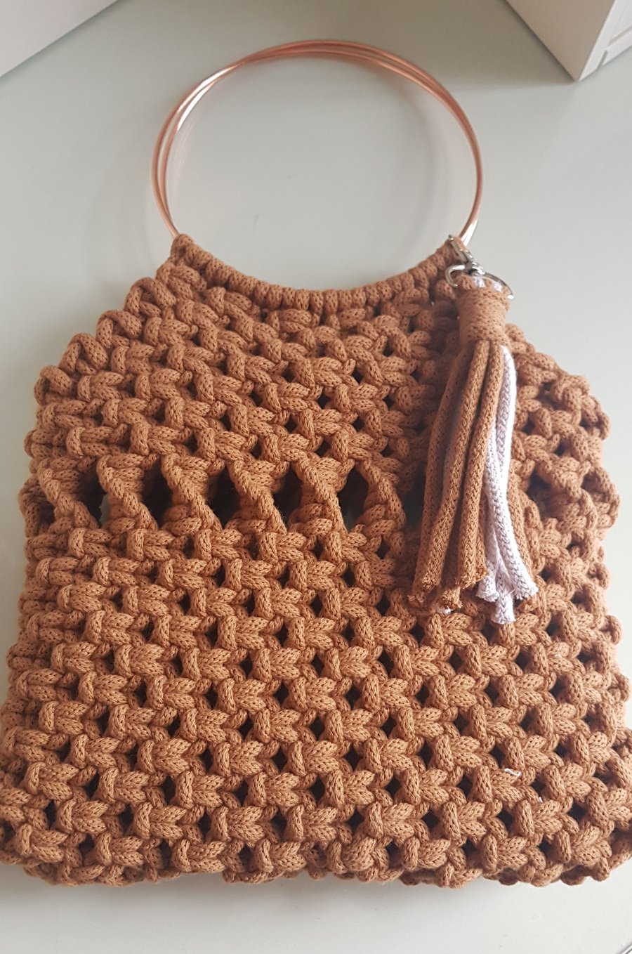 Macrame handbag
