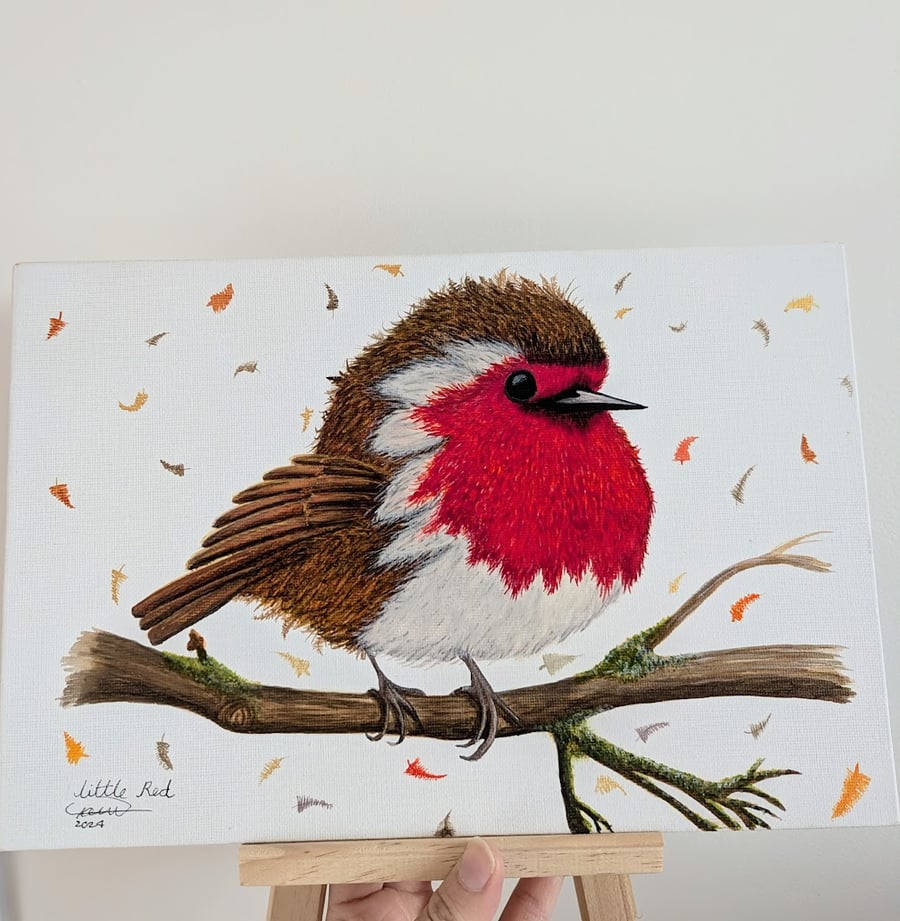 Original Watercolour Painting 'Little Red'