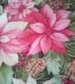 Pink Poinsettia's Adult Christmas Apron - Image 6