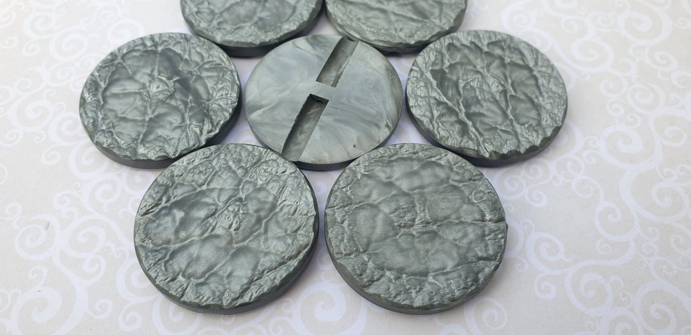 1 & 1 2" 38mm 60L rare Vintage Buttons in Grey 