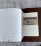 A5: Brown coloured Leatherbound Lined Notebook - FREE SHIPPING - Image 4