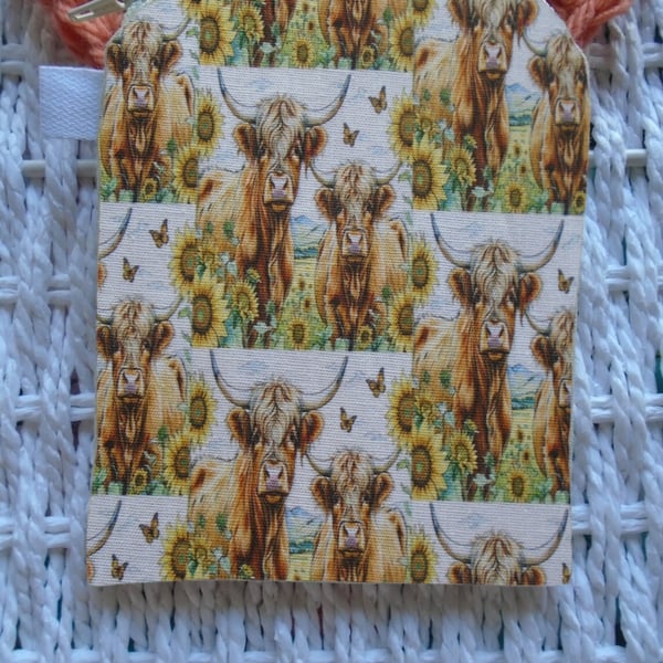 Highland Cows Coin Purse or Card Holder 