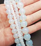 Opalite Beads 8mm Round, Synthetic White Opal, Jewellery Making Supplies - Image 2
