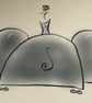 Elephant with Daffodil March Birthday Card - Image 3