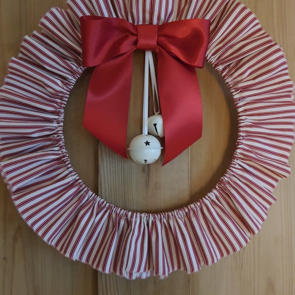 Fabric Christmas Wreath