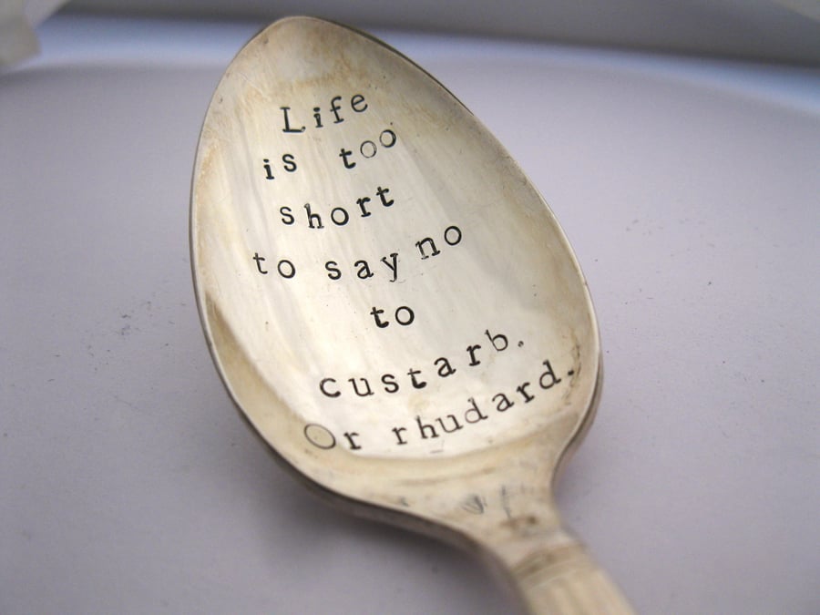 Seconds Sunday Spoon, Life is too short to say Folksy