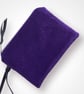 Purple Sun velvet zip-up pouch - Image 2