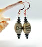 Tibetan Style Dzi Etched Agate Earrings, Birthday, Anniversary, Gifts For Her  - Image 5
