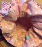 Eco Gift Wrap or Storage Sack Bag in Emma Bridgewater Pink Sampler fabric - Image 3