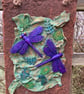 Dragonflies on Reclaimed Roof Tile - Image 2