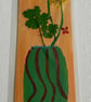 Handmade bookmark dried flowers and acrylics 