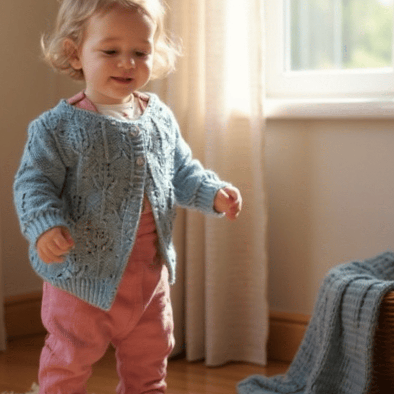 Hyacinth Childrens Cardigan Knitting Pattern