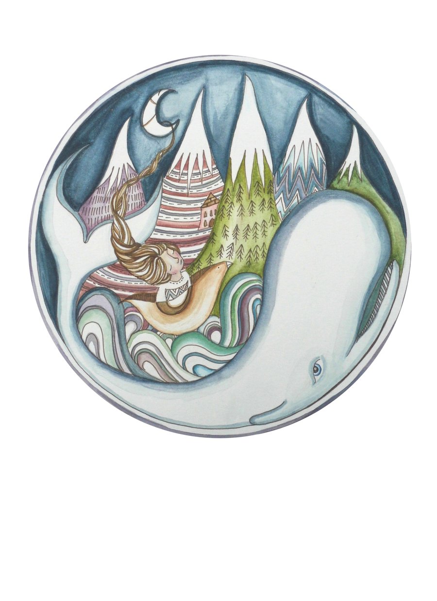 'The journey' A4 Limited edition print