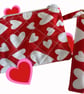 Wallet & Wristlet Set.  Red Heart Design.