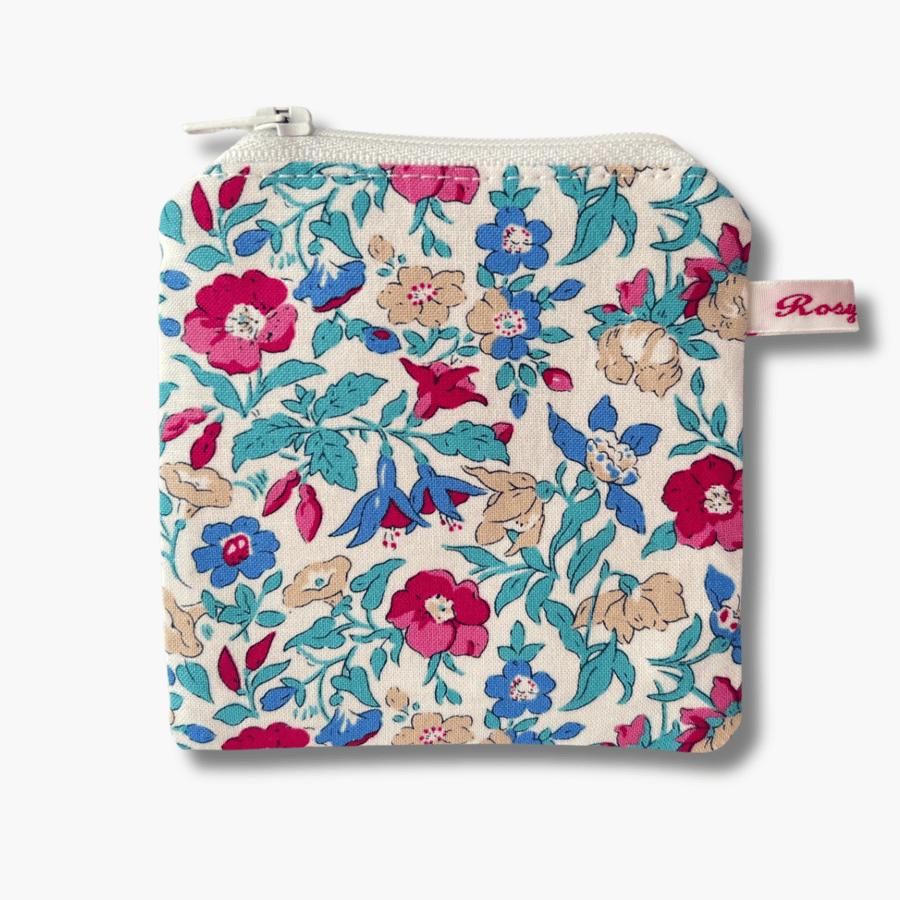 Liberty of London fabric case - Flower Show Midnight Garden Mamie E