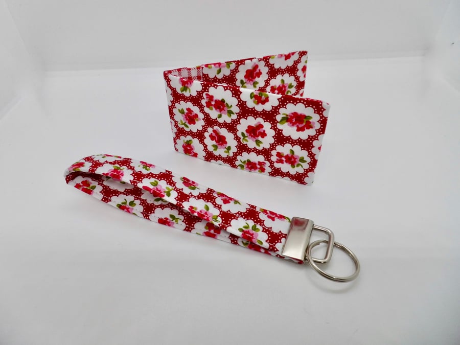 Key ring and matching card holder