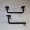 Bathroom Set of 2 ...................Hand Crafted Forged Steel. Free Fitting Kit