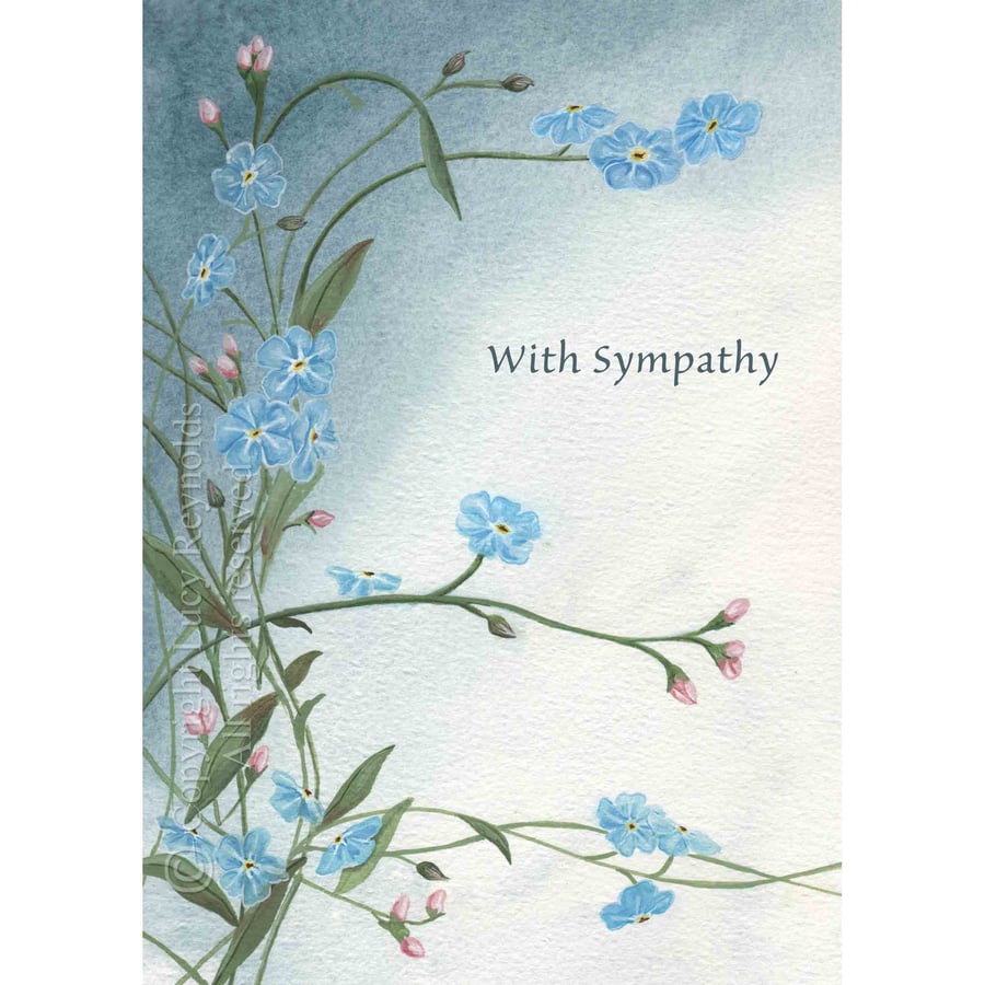 A6 Sympathy Card