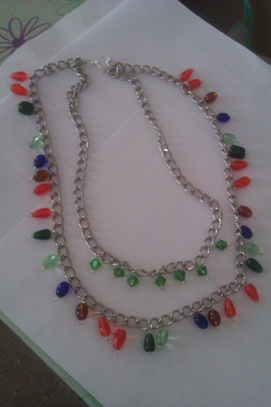 Multicoloured necklace