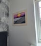 Original Paper Collage Seascape - Sunset Turtle - Image 3
