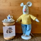 Little Fabric Mouse - Master Milo Mouse