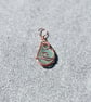 Wire Wrapped Copper Scottish Sea Glass Pendant 