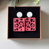 Coral Square Reef Earrings